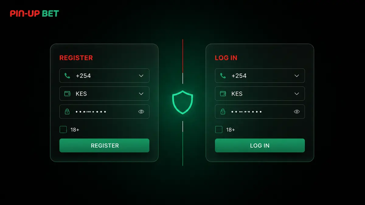 Pin Up Bet login and sportsbook registration steps for Kenya